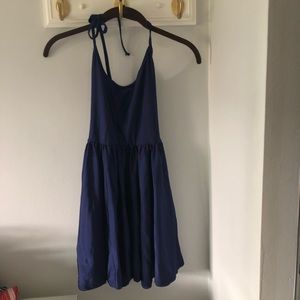 Navy Skater Dress